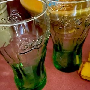 Vintage Coca Cola Fountain Glasses
